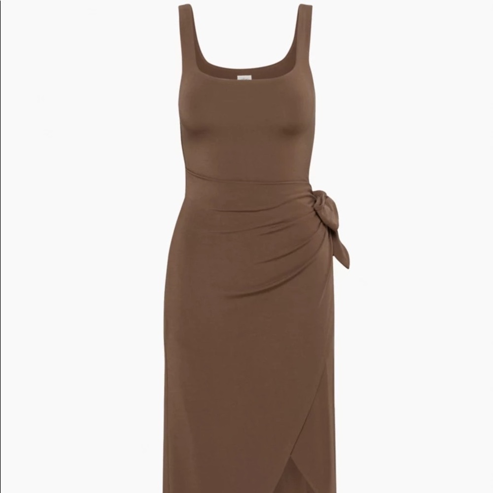 Wilfred SATURN MIDI DRESS - Caramelized Walnut